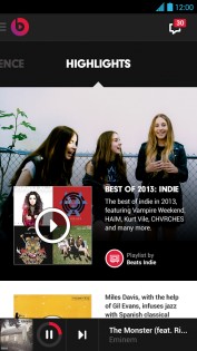 Beats Music 1.2.7. Скриншот 3