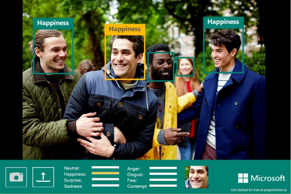 Новый сервис от Microsoft распознает эмоции людей на фото