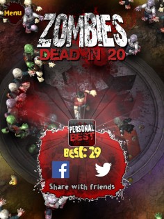 Zombies Dead in 20 — Free 1.0.11. Скриншот 15