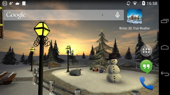 Зима 3D, True Weather 6.03. Скриншот 5