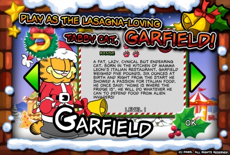 Garfield Holidays 1.0.4. Скриншот 1