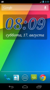 Виджет DIGI Clock 3.5.0. Скриншот 1