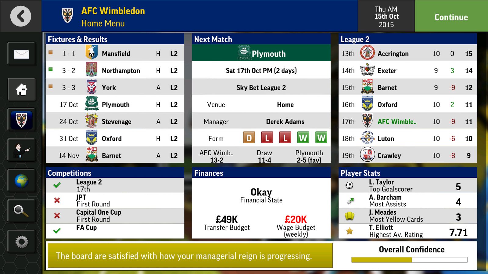 Скачать Football Manager Mobile 2016 7.0.1 Для Android