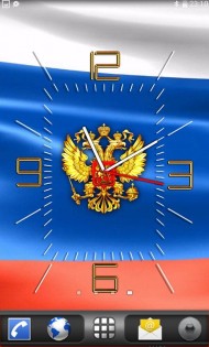 Россия часы с флагом — 1.0. Скриншот 1
