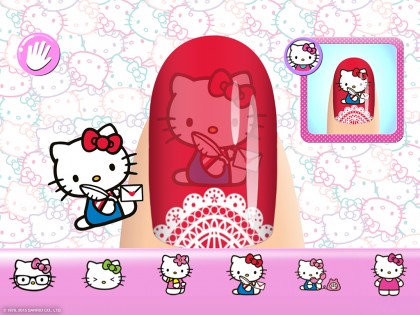 Hello Kitty Nail Salon 2025.2.0. Скриншот 4