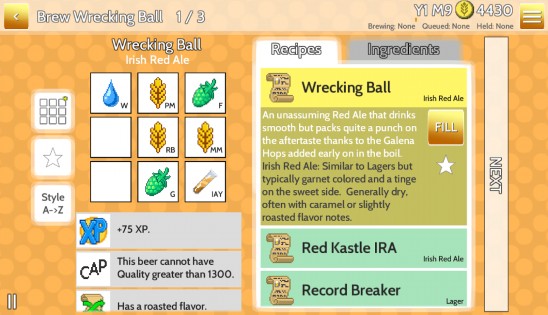 Fiz : Brewery Management Game 1.0 / Mod / ARMv6. Скриншот 19