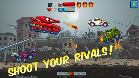 Car Eats Car 4.2 (135). Скриншот 4