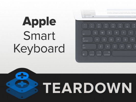 Клавиатура Smart Keyboard для iPad Pro оказалась неремонтопригодной