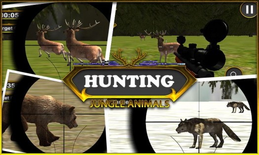 Hunting Jungle Animals 5.7. Скриншот 1
