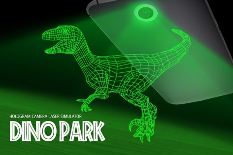 Dino park hologram laser 1.5. Скриншот 2
