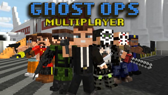 Block Gun 3D: Ghost Ops 1.4.0. Скриншот 5