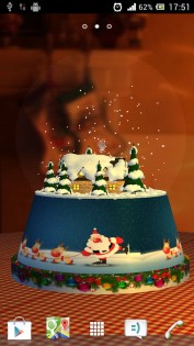 Snow Globe 3D Live Wallpaper v1.0. Скриншот 1