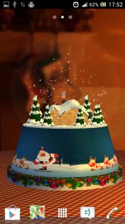Snow Globe 3D Live Wallpaper v1.0. Скриншот 4