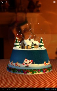 Snow Globe 3D Live Wallpaper v1.0. Скриншот 11