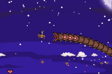 Super Mega Worm Vs Santa Saga 1.1.2. Скриншот 4