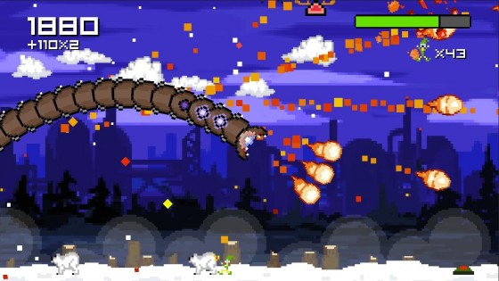 Super Mega Worm Vs Santa Saga 1.1.2. Скриншот 10