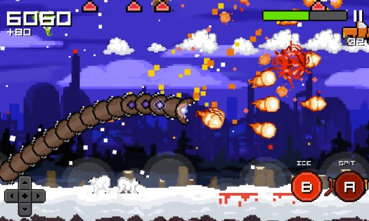 Super Mega Worm Vs Santa Saga 1.1.2. Скриншот 14