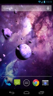 Астероиды 3D Живые обои 4.0.3.1. Скриншот 2