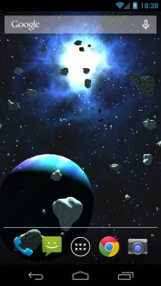 Астероиды 3D Живые обои 4.0.3.1. Скриншот 5