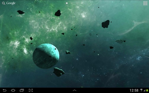 Астероиды 3D Живые обои 4.0.3.1. Скриншот 11