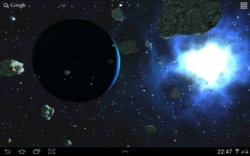 Астероиды 3D Живые обои 4.0.3.1. Скриншот 13