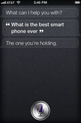 Siri меняет свое мнение насчет лучшего телефона в мире