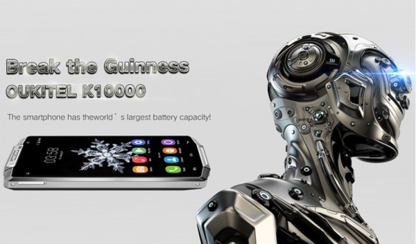 Oukitel K10000 — первый смартфон с батареей ёмкостью 10 000 мАч