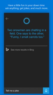 Cortana. Скриншот 4