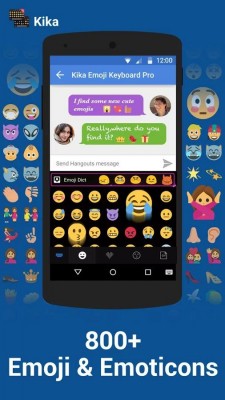 Kika Keyboard стала первой клавиатурой на Android с поддержкой Emoji из стандарта Unicode 8