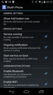 BlueFi Phone 3.4.1. Скриншот 6