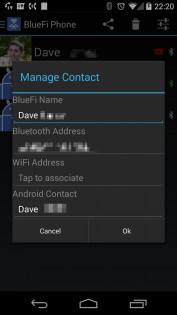 BlueFi Phone 3.4.1. Скриншот 7