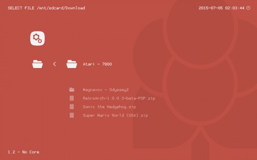 RetroArch 1.21.0. Скриншот 7