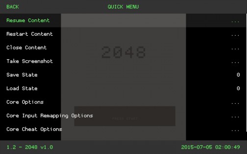 RetroArch 1.21.0. Скриншот 9