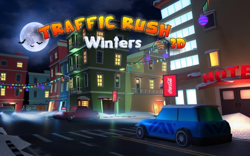 Traffic Rush Winters 3D 1.1. Скриншот 1