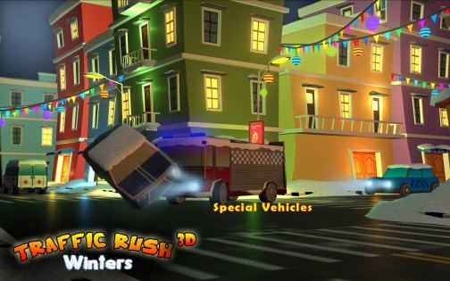 Traffic Rush Winters 3D 1.1. Скриншот 4