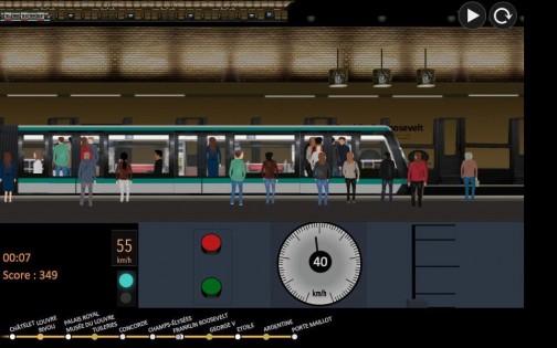 Paris Métro Simulator 7.0. Скриншот 4