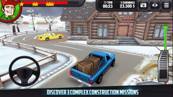 Trucking 3D! Construction Delivery Simulator. Скриншот 1