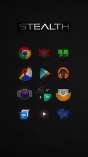 Stealth Icon Pack 4.4.7. Скриншот 1