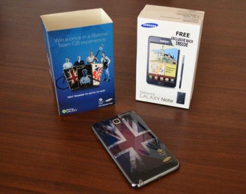 Samsung Galaxy Note для Олимпиады