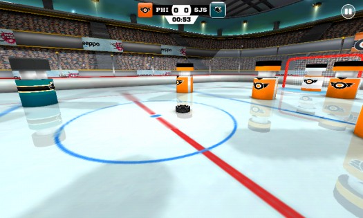 Pin Hockey - Ice Arena 1.2. Скриншот 1