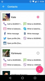 Виджет Контактов 7.0.8. Скриншот 4
