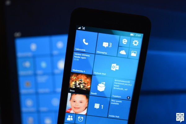 Microsoft выпустила новую сборку Windows 10 Mobile для инсайдеров