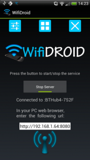 WifiDroid 1.2.4. Скриншот 2