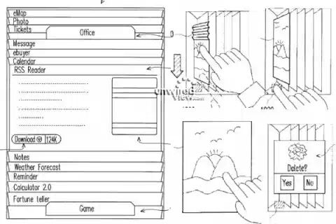 HTC получила патент на интерфейс в виде книги