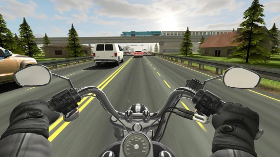 Traffic Rider 1.99b. Скриншот 1