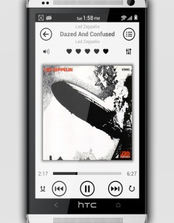 PlayerPro Metro Light WP Skin 1.1. Скриншот 1