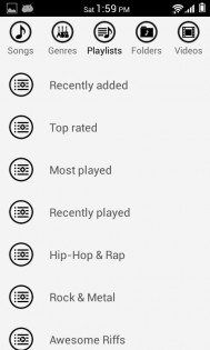 PlayerPro Metro Light WP Skin 1.1. Скриншот 4