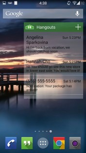 Hangouts Widget 2.0. Скриншот 5
