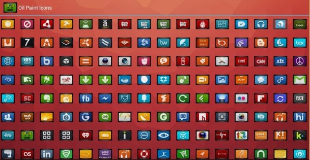 Oil Paint Icons 2.6.0. Скриншот 6