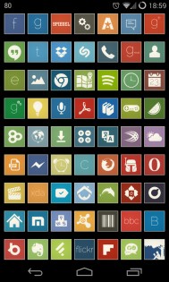 Simple Squares - Icon Pack 1.1.1. Скриншот 5